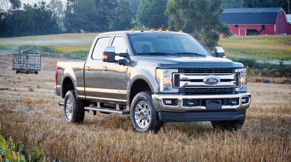 2017 Ford Super Duty pickup. (Photo: Ford Motor Co.)