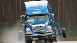 OnSide a radarbased blind spot detection system for commercial trucks and trailers plus Intelligent Brake Interlock IBI for tanker trailers are the new products Photo WABCO
