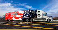 Volvo Trucks will continue its sponsorship of the America’s Road Team industry outreach program, serving as the exclusive sponsor again in 2018, traveling the country in this Volvo VNL 780.