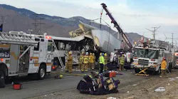 California truck-bus crash