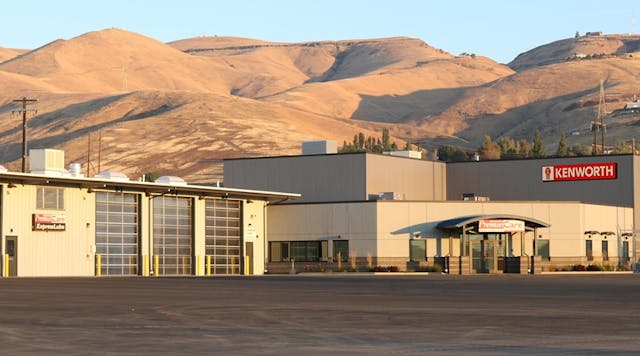 With 18,600 square feet of additional space, the now full-service Lewiston, ID, Kenworth Sales dealership at 1643 Old Spiral Highway has more than doubled in size.