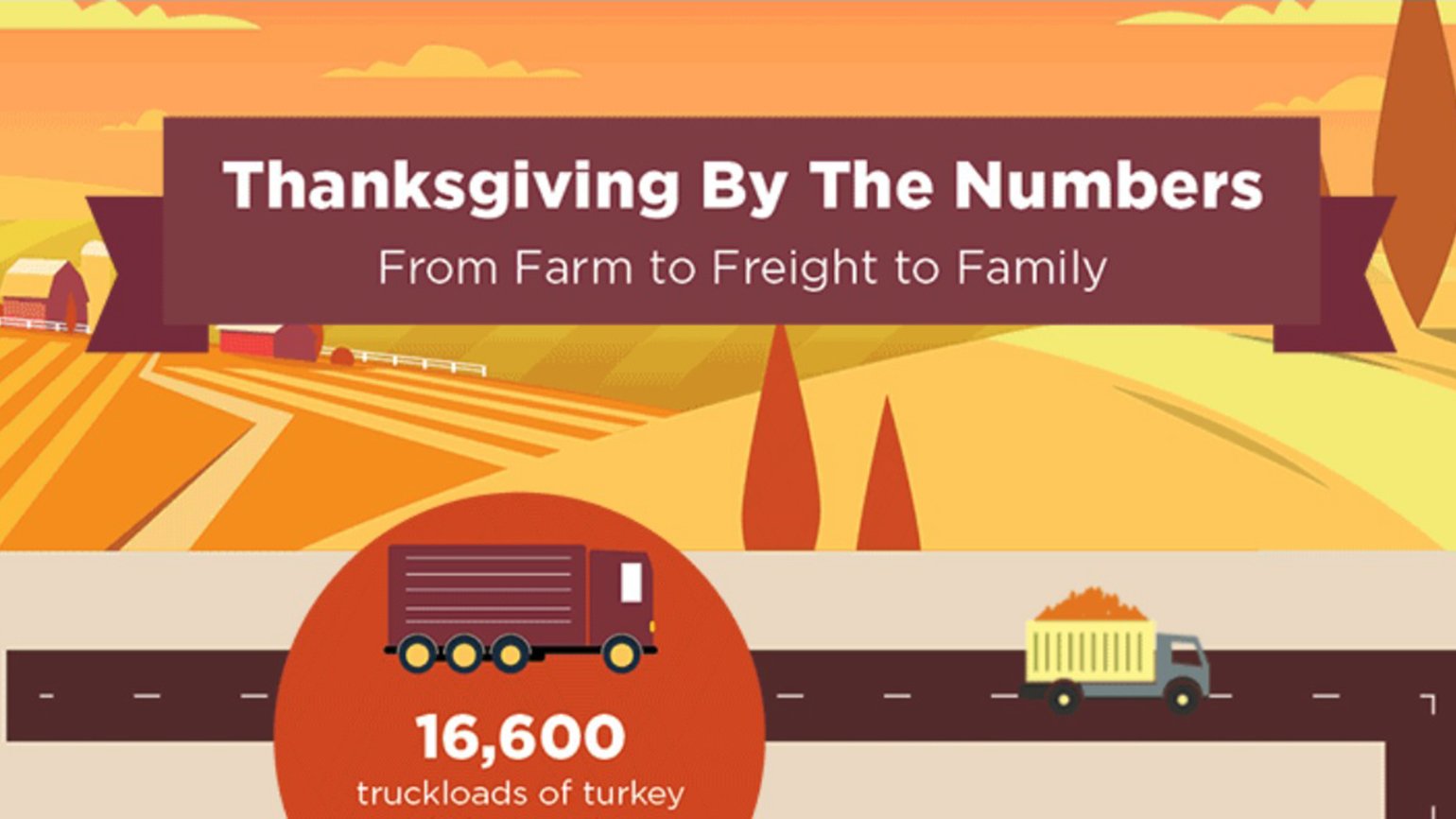 Telogis Thanksgiving infographic