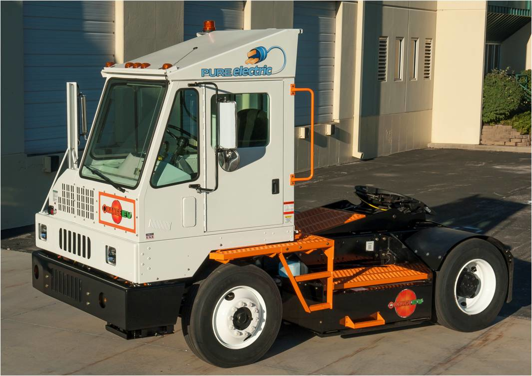 Orange EV T-Series pure-electric terminal truck