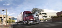 The new International RH Series is touted as being 6 more fuel efficient versus previous regional haul models The new International RH Series is touted as being 6 more fuel efficient versus previous regional haul models