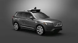 Uber's driverless car from Volvo Uber's driverless car from Volvo