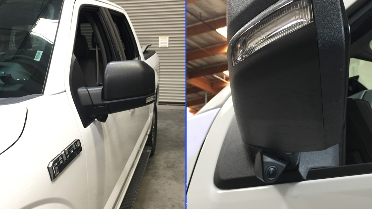 EchoMaster lane change blind spot systems for Ford F-150 pickups