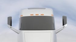 The Nikola One hydrogen fuel cell powered all-electric Class 8 highway tractor.