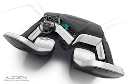 Design sketch of new Freightliner Cascadia dash area. Design sketch of new Freightliner Cascadia dash area.