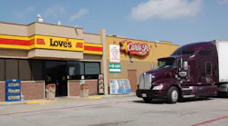 Loves Oak Cliff facility is located about 15 minutes outside Dallas TX off I20 which cuts eastwest across Texas Its a 180 degree store with gasoline and one CNG pump out front for motorists with diesel and two fastfill CNG pumps out back for heavy trucks