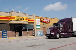 Loves Oak Cliff facility is located about 15 minutes outside Dallas TX off I20 which cuts eastwest across Texas Its a 180 degree store with gasoline and one CNG pump out front for motorists with diesel and two fastfill CNG pumps out back for heavy trucks Loves Oak Cliff facility is located about 15 minutes outside Dallas TX off I20 which cuts eastwest across Texas Its a 180 degree store with gasoline and one CNG pump out front for motorists with diesel and two fastfill CNG pumps out back for heavy trucks