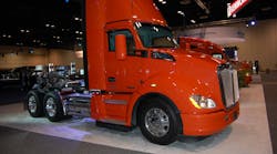 Kenworth daycab on display at the 2017 American Trucking Associations show.