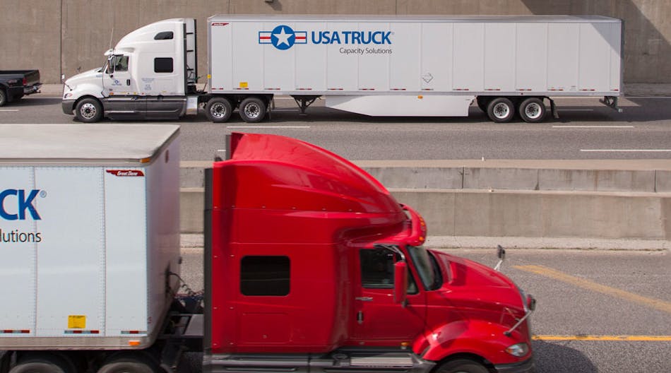 USA Truck has taken several new steps to retain drivers, including changing quarterly bonuses to a monthly payout. (Photo: USA Truck)