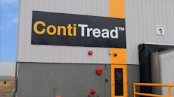 Continental has begun producing retread rubber at its new Pre-Cured Tread plant at the company&apos;s Mount Vernon, IL, facility.