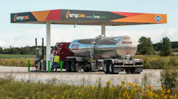 RNG station and truck