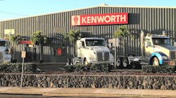 The Kailua-Kona Kenworth dealership offers customers two service bays, a 2,000 square-foot parts display area, and 4,000 square-foot parts warehouse.
