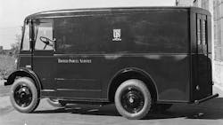 1935 UPS electric truck built by Walker Vehicle Co. 1935 UPS electric truck built by Walker Vehicle Co.