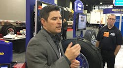 Fleets using Goodyear&apos;s new system are conducting up to 25% more tire inspections in the same amount of time. (Photo: Neil Abt/Fleet Owner)