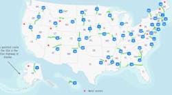 Geotab analyzed national road traffic to find the least traveled route in each of the 50 states.