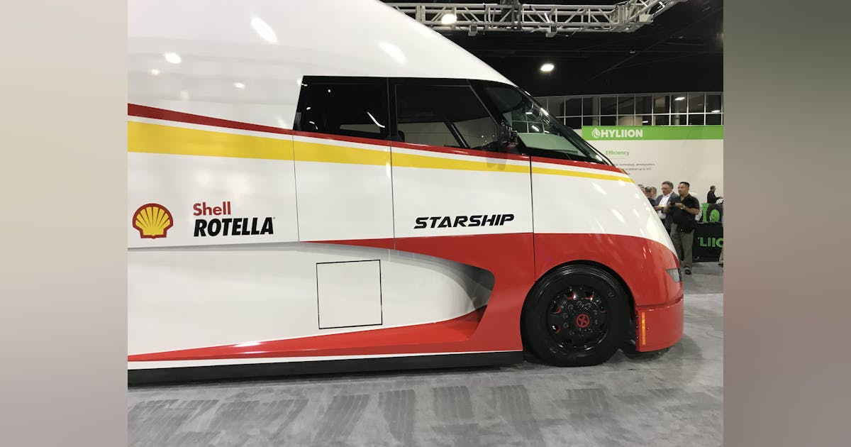 Shell unveils Starship Project truck | FleetOwner