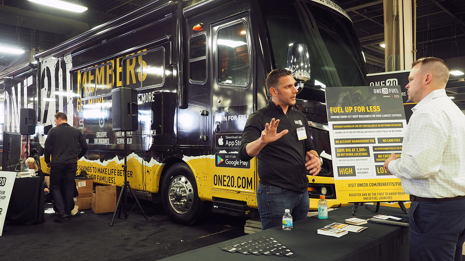 ONE20 booth at MATS 2018