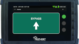 The Drivewyze PreClear Weigh Station Bypass App is available on the PeopleNet Android platform.