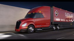 The CatalIST Navisar39s SuperTruck project has achieved fuel efficiency of 13 miles per gallon The CatalIST Navisar39s SuperTruck project has achieved fuel efficiency of 13 miles per gallon