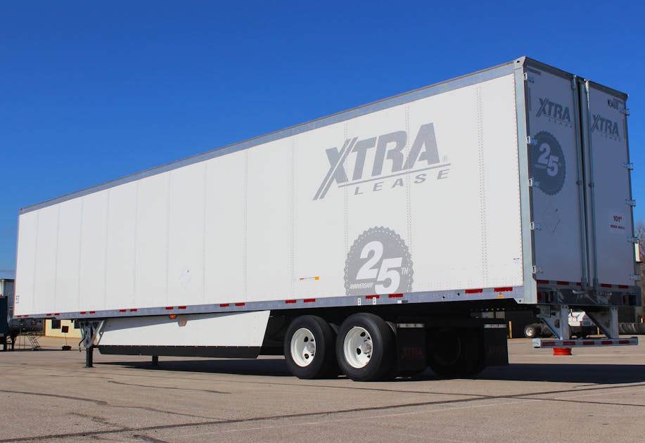 New Fuel-saving XTRA Lease Trailers, XTRA Lease's new fuel-…