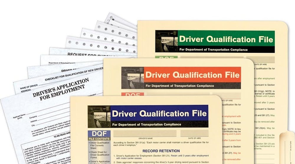 About those driver qualification files | FleetOwner