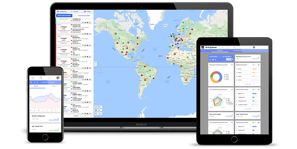 Logistics software from 10-4, a Trimble Brand.
