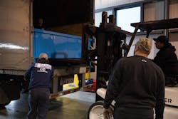 Among the items moved were 56 full toolboxes of tools Among the items moved were 56 full toolboxes of tools