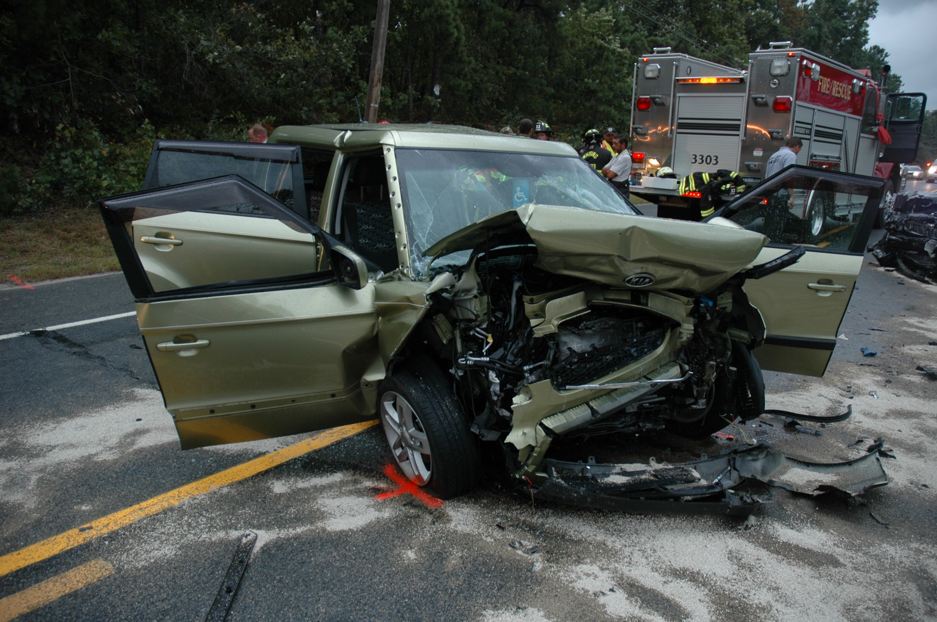 Preliminary estimates from the NSC indicate as many as 40000 people died in car crashes in 2016 That marks a 6 increase over 2015 and a 14 increase over 2014 Photo courtesy of the Manchester Police Dept of NJ