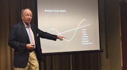 Bill Witte, FTR&apos;s economic expert, shared his thoughts on the outlook for the U.S. economy during a previous conference.