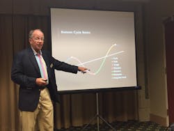 Bill Witte FTR39s economic expert shared his thoughts on the outlook for the US economy quotOne view holds that based on part history the average recovery and expansion period following a recession is 58 months or a little under 5 yearsquot he explained quotRight now we39re at 87 months Does that mean we are overdue for another recession Maybe Maybe notquot Bill Witte FTR39s economic expert shared his thoughts on the outlook for the US economy quotOne view holds that based on part history the average recovery and expansion period following a recession is 58 months or a little under 5 yearsquot he explained quotRight now we39re at 87 months Does that mean we are overdue for another recession Maybe Maybe notquot
