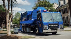 Mack Trucks announced new features to its Mack LR refuse model.