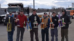 Students from Tri-County Technical Center are all smiles after winning the Class B vehicle team award, as well as numerous individual honors.