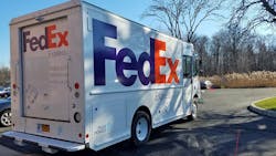 FedEx Express Workhorse-Plug Power hydrogen fuel cell electric delivery van FedEx Express Workhorse-Plug Power hydrogen fuel cell electric delivery van