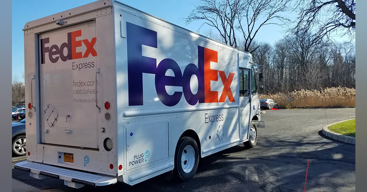 FedEx Express' first fuel cell-powered electric van rolling in Upstate ...