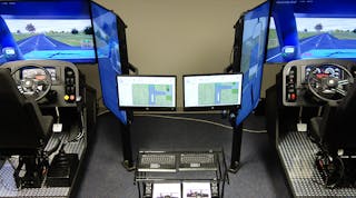 Advance Training Systems virtual reality truck training.
