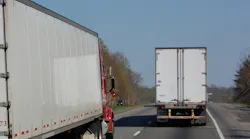 trucks on the highway