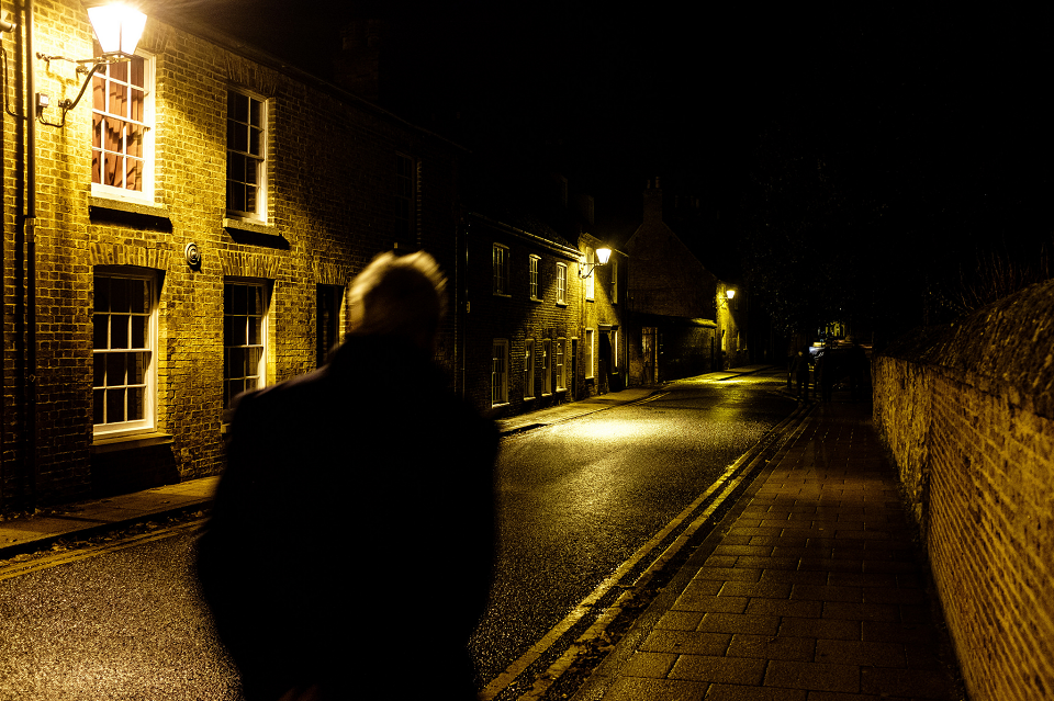 alone in city by Paolo Braiuca