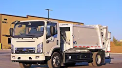 Allelectric garbage truck
