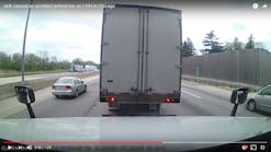 The incident occurred on May 9, 2018 on I-294 in Chicago. The brake check caused a complete stop on the interstate and a 15-car pile-up with injuries.