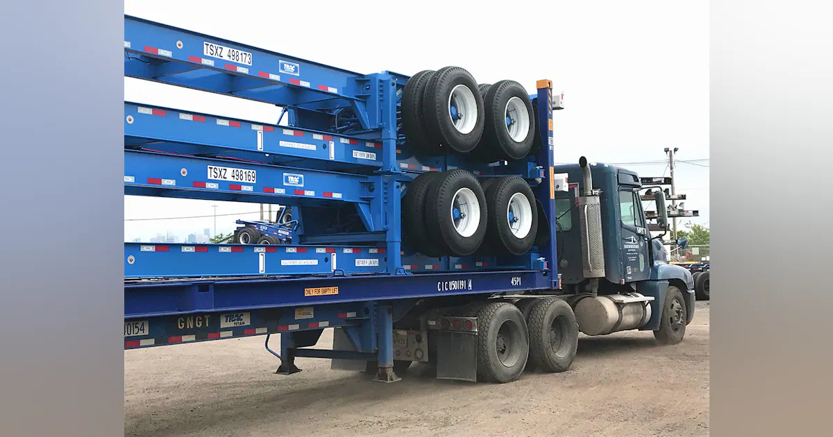 TRAC Intermodal to add 16,000 chassis this year | FleetOwner