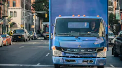 Mitsubishi Fuso officially launched its allelectric zeroemission truck the eCanter to commercial customers during a Sept 14 event in New York City Photo Mitsubishi Fuso