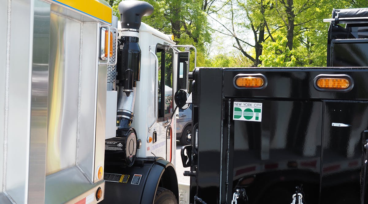 New York City is piloting new efforts to substantially cut greenhouse gas emissions from municipal trucks.