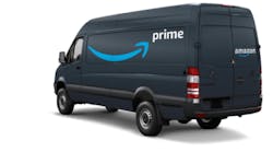 Amazon included this image of a van in its Delivery Service Partner recruitment brochure.