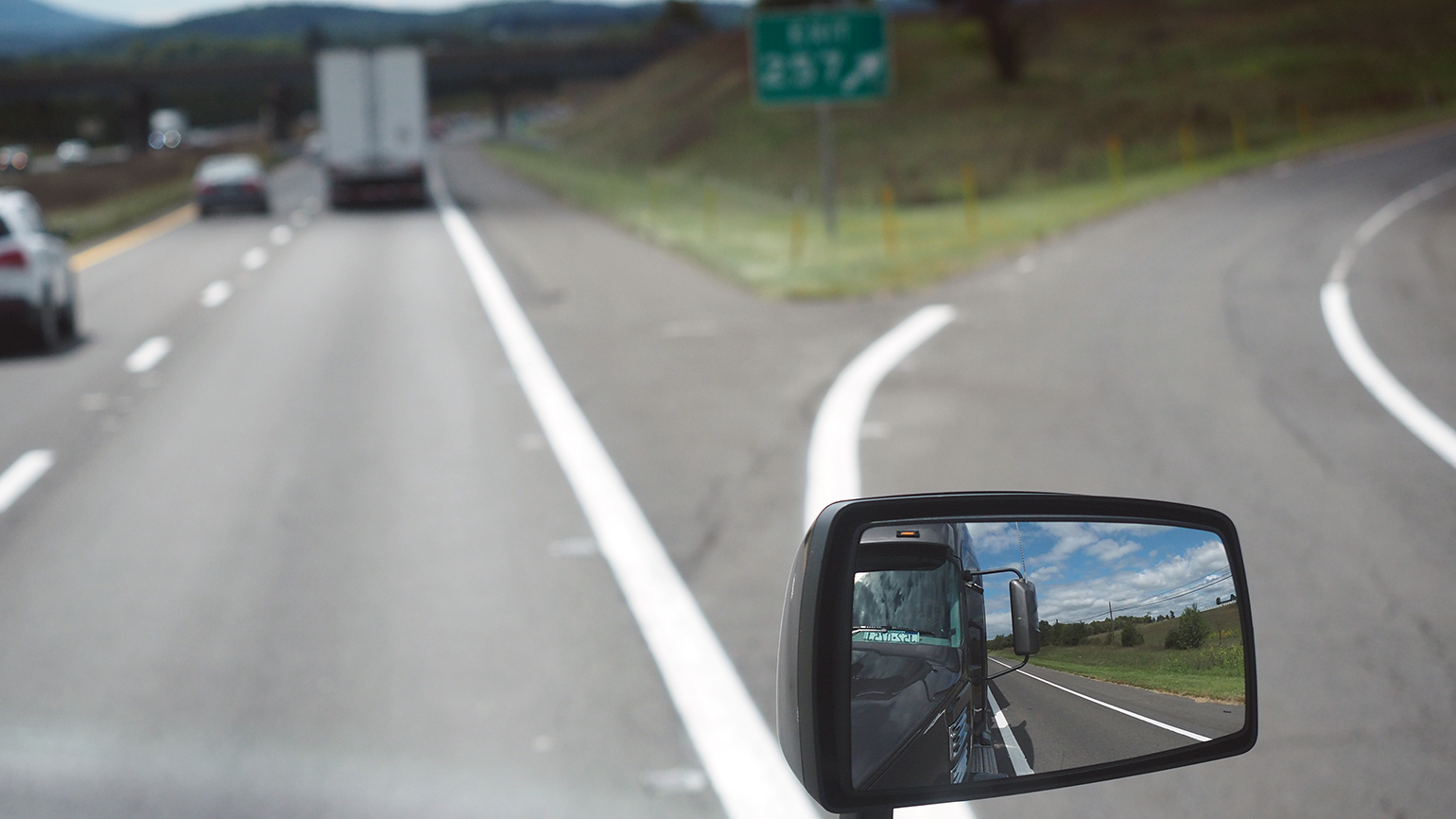 Choosing paths in trucking | Rearview mirror clear but path forward blurrier