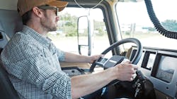 Younger truck driver Younger truck driver