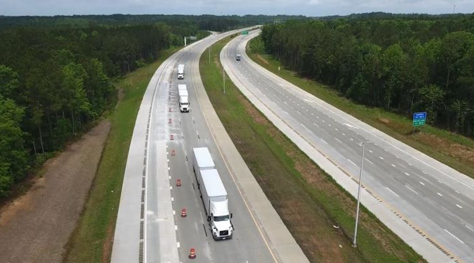 Volvo Trucks and FedEx demonstrated truck platooning last month in North Carolina.