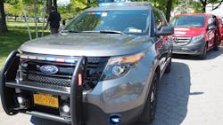 NYC Police SUV and Mercedes-Benz Metris van NYC Police SUV and Mercedes-Benz Metris van